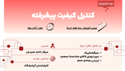 دوره آموزش کنترل کیفیت پیشرفته