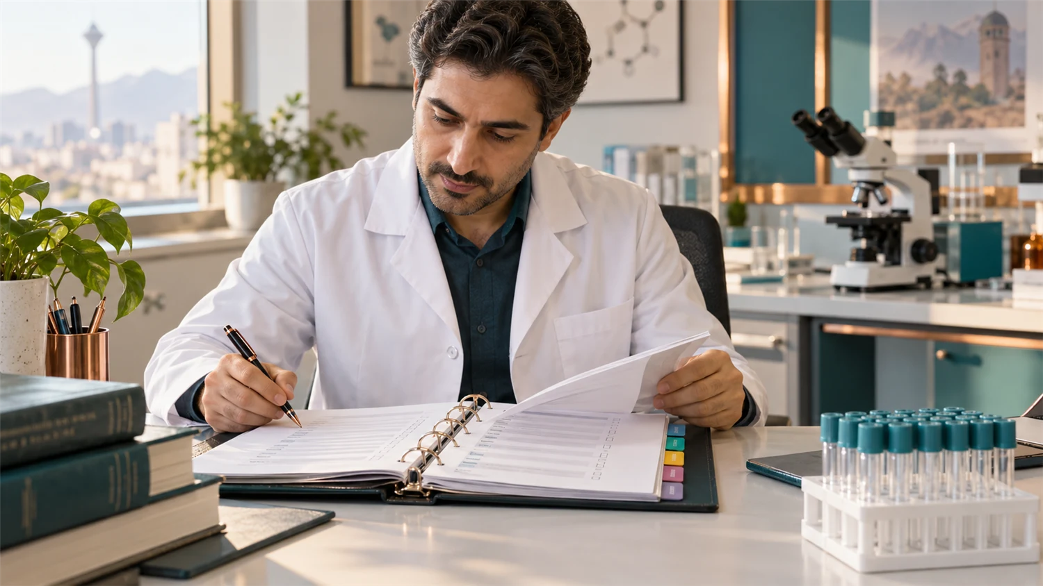 بررسی مرجع آزمایشها و مستندات اجرایی آزمایشگاه