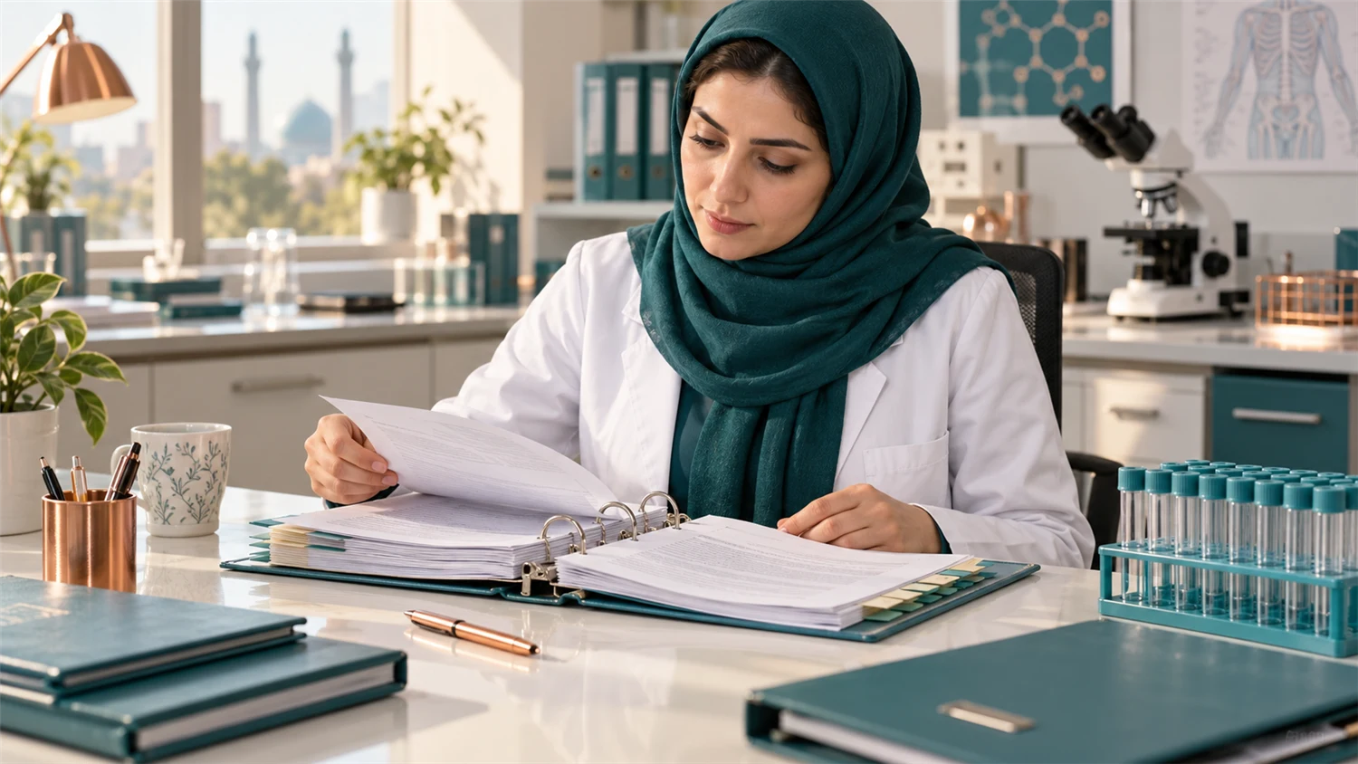 بررسی مرجع آزمایش‌ها و مستندات اجرایی آزمایشگاه