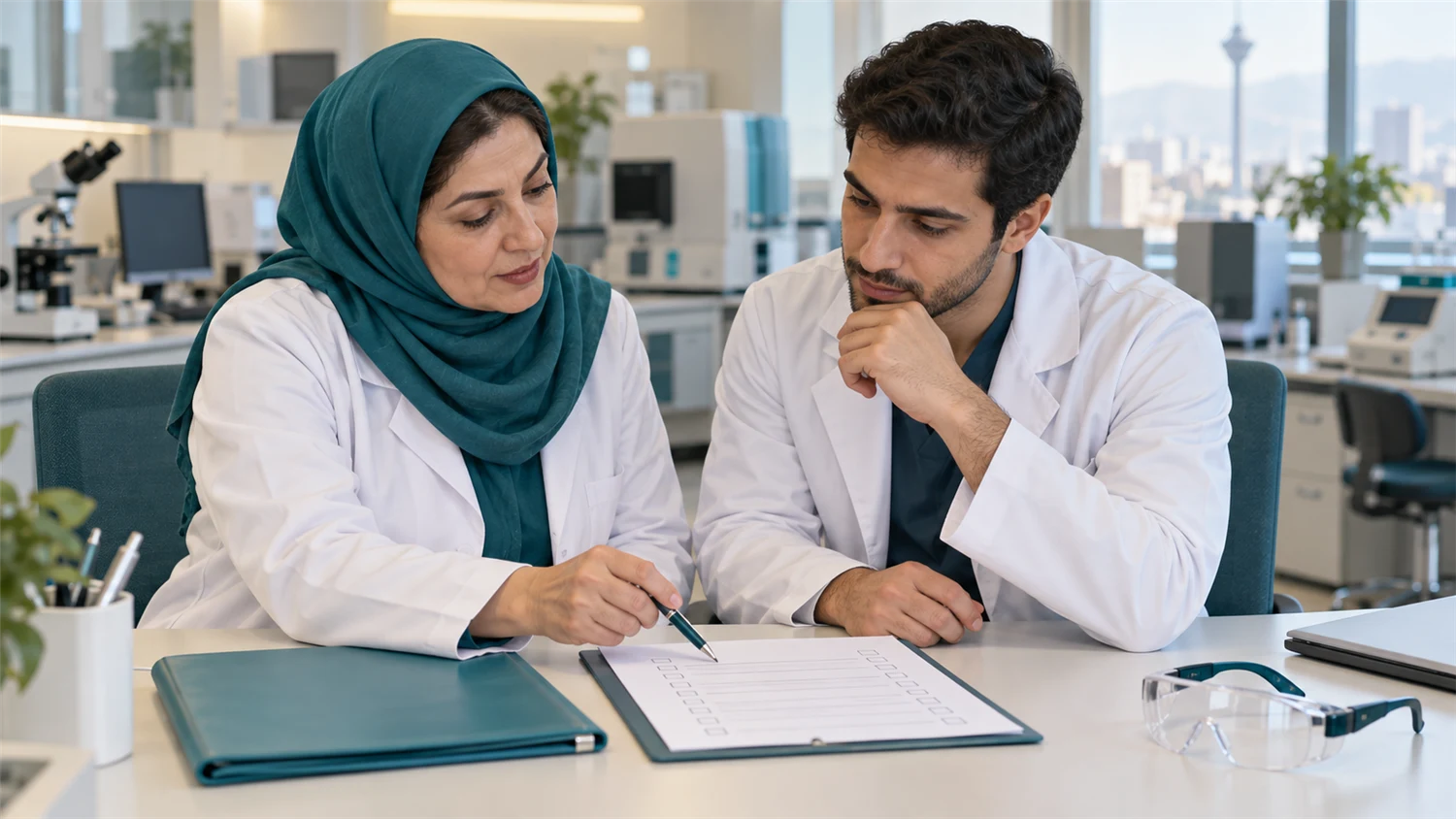 آموزش و بررسی مستندات ارزیابی صلاحیت کارکنان آزمایشگاه